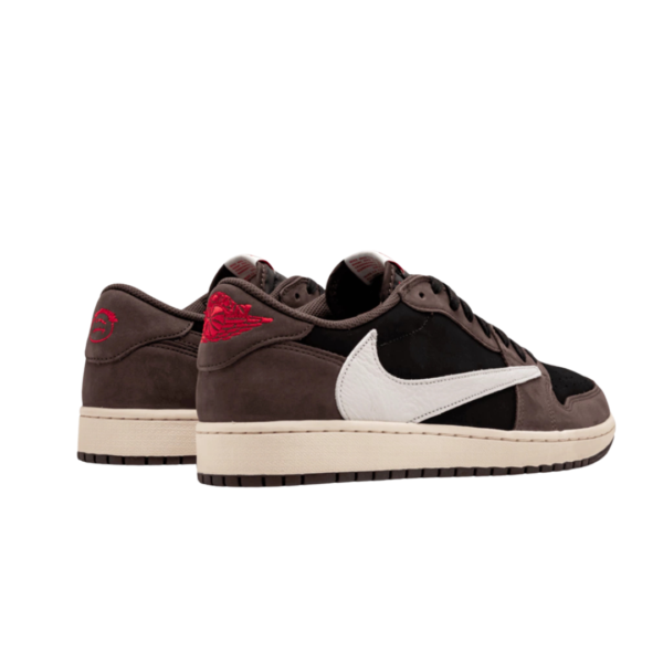 Tênis Nike Air Jordan 1 Low Retro X Travis Scott SP "Dark Mocha" - Image 3