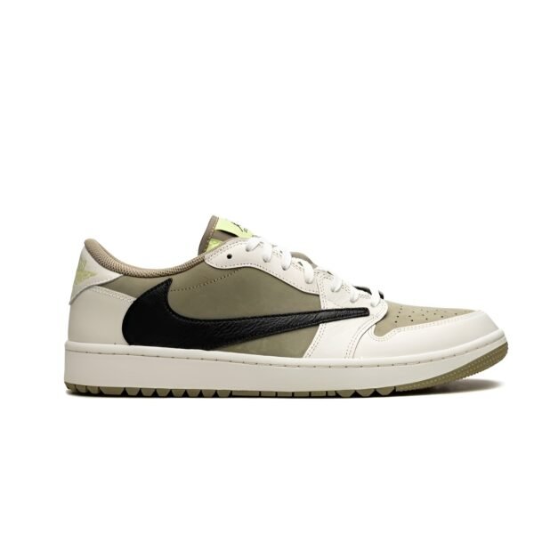 Nike x Travis Scott Air Jordan 1 Retro Low Golf Neutral Olive - Image 2