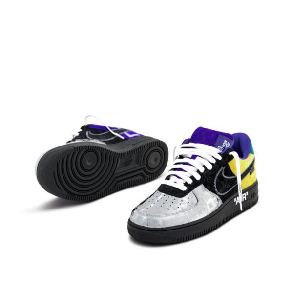 Louis Vuitton x Nike Air Force 1 Low By Virgil Abloh Chrome Toe - Image 2