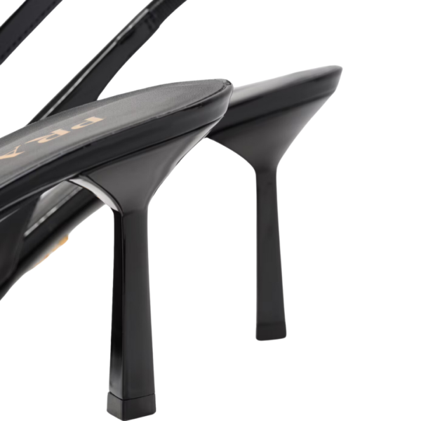 Pumps slingback em couro envernizado - Image 5